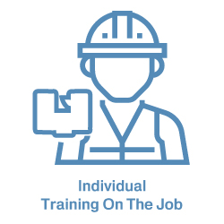 Button: Individual Training on the job