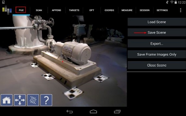 Point cloud of DPI-8