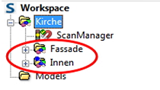 Neue Aufteilung der Scans in Cluster