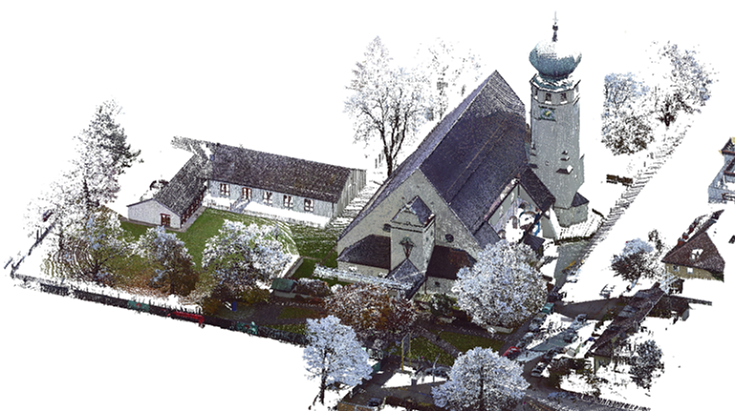 Stationierung in Farbe