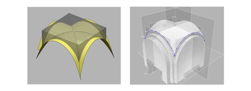 Deckenkonstruktionen mit Geomagic Design X