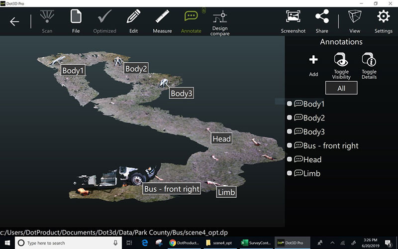 Beschriftungen in Dot3D Pro