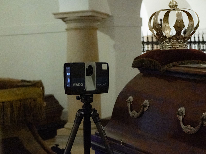 Laserscanner FARO FocusS 70 im Einsatz