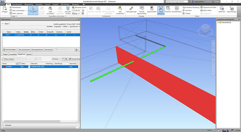 Collision example 3D model 
