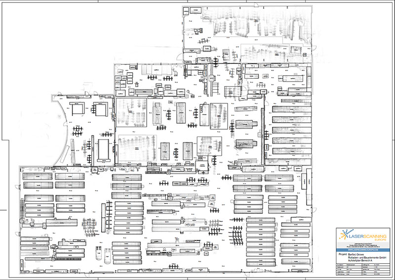 Gezeichneter Plan - Halle 2 – 3