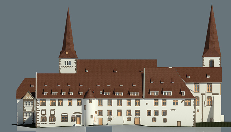 Modell – Fassade Süd