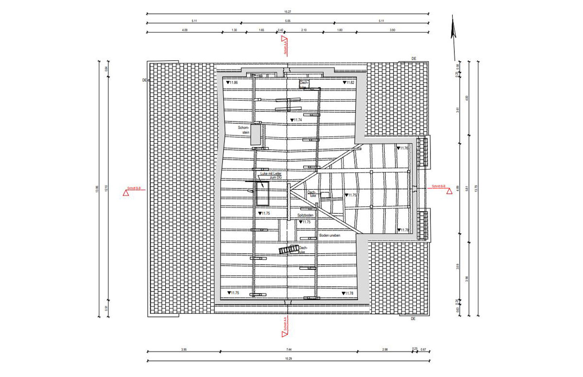 Bestandsmodellierung eines denkmalgeschützten Gebäudes in Lorsch 2