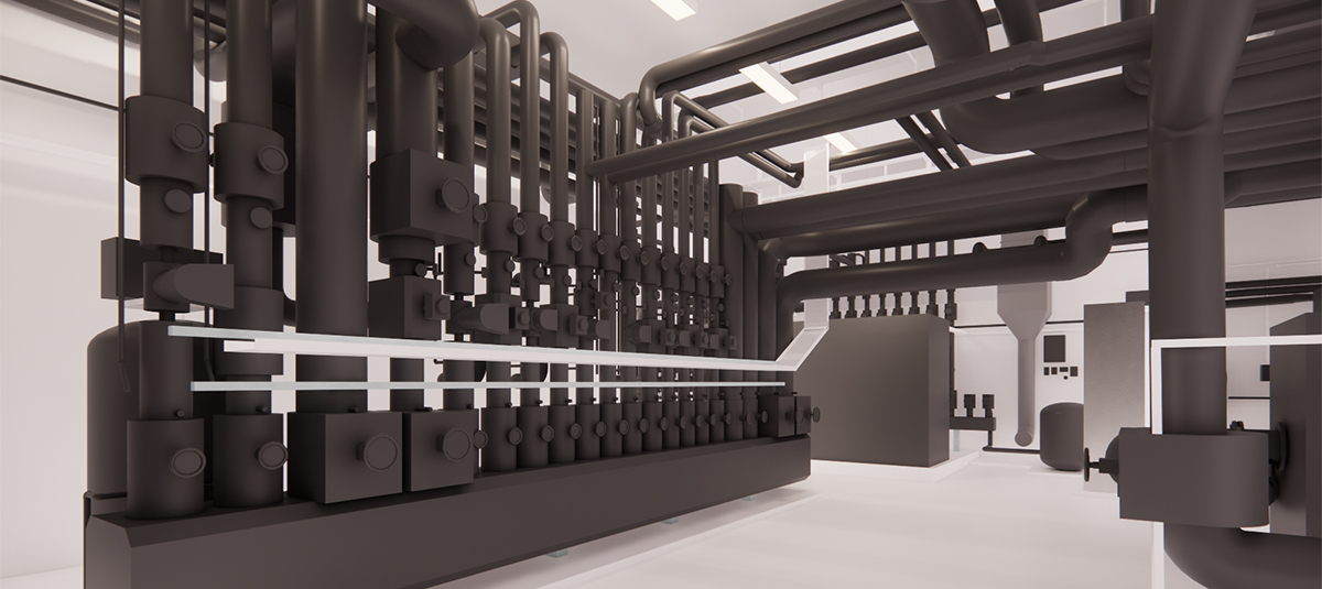 Bestandsmodellierung der Gasverwertungsanlagen einer Kläranlage Header