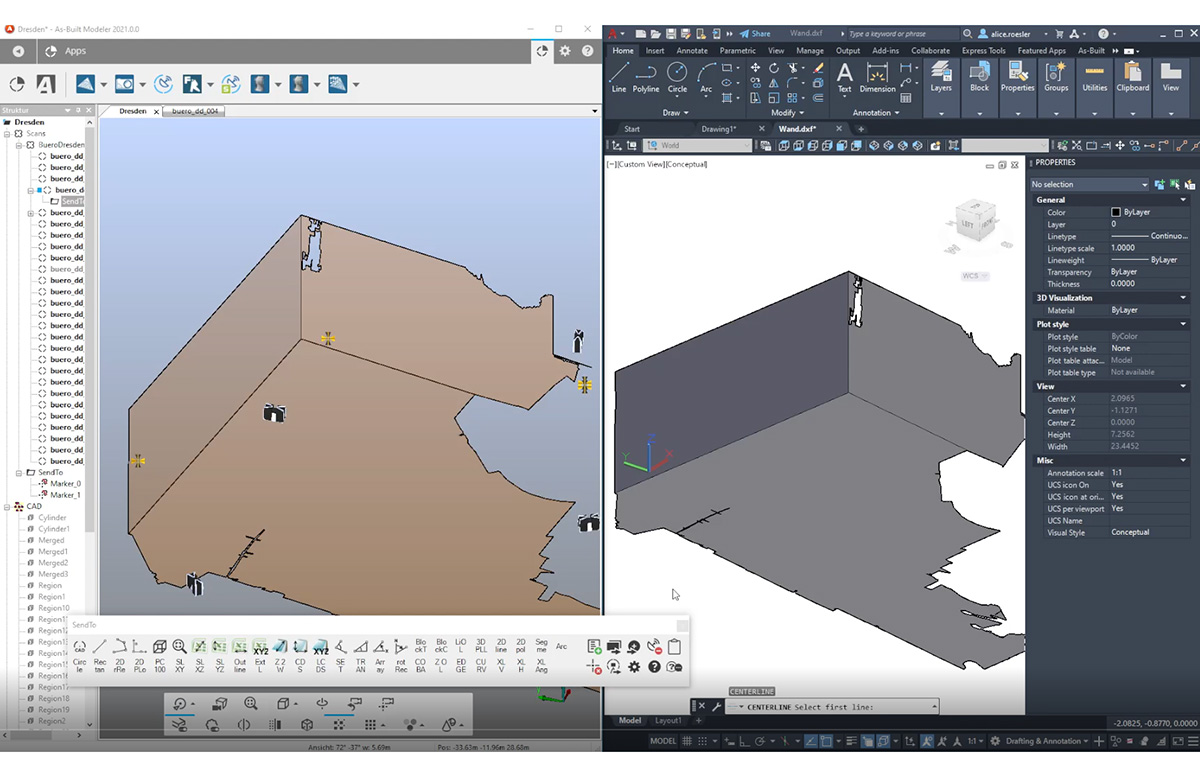 Punktwolkenbearbeitung mit dem FARO® As-Built ™ Modeler 1