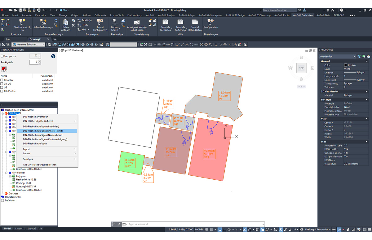 Punktwolkenbearbeitung mit FARO® As-Built™ for Autodesk AutoCAD® 4