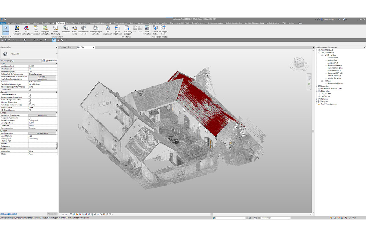 Punktwolkenbearbeitung mit Autodesk Revit® 5