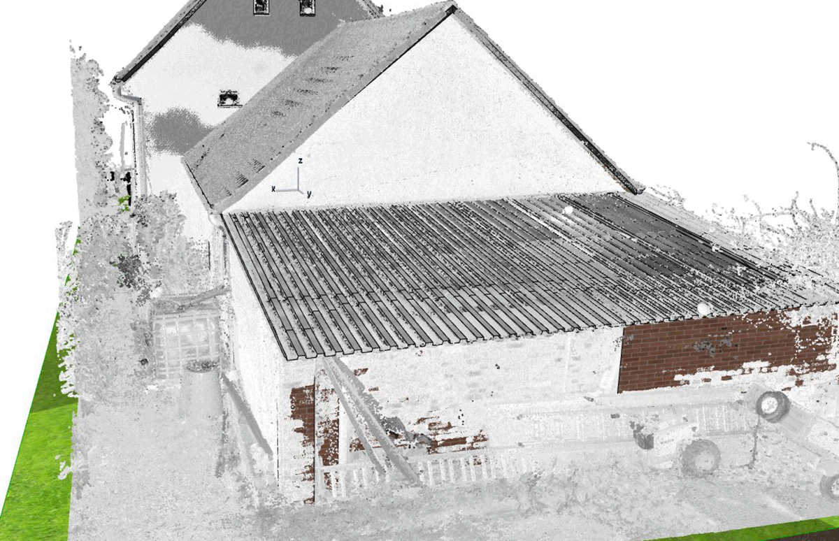 Punktwolkenbearbeitung mit Graphisoft ArchiCAD 5