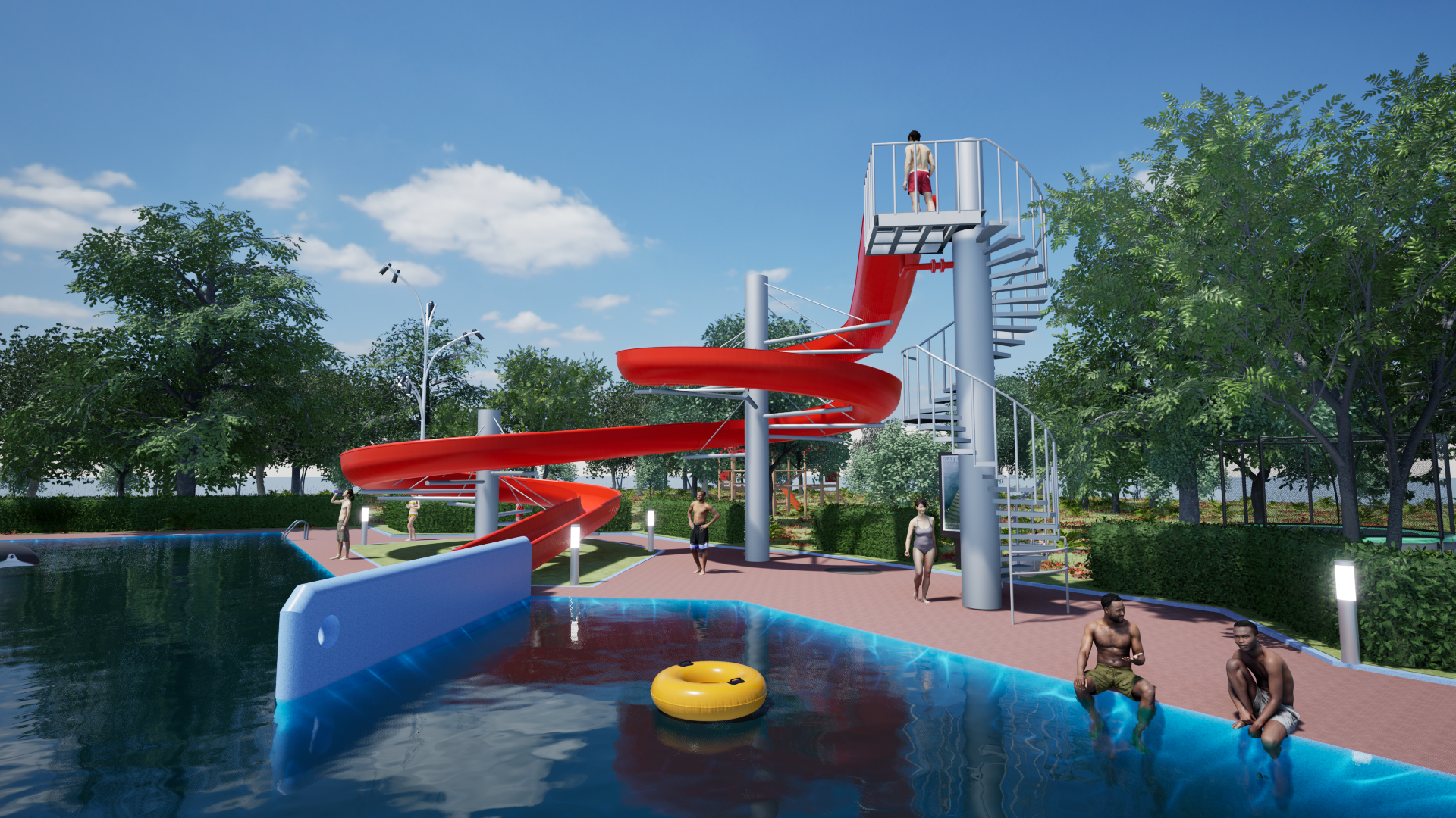 Wasserrutsche in Renchen 1