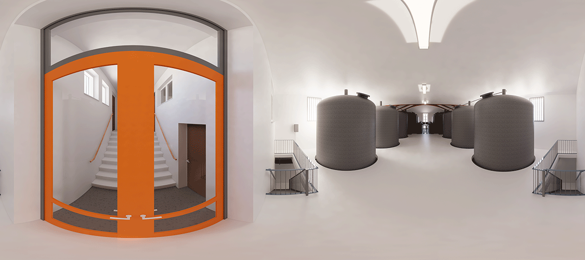 Bestandsmodellierung Wasserwerk Friedrichshafen – Druckfilterhalle Headerr