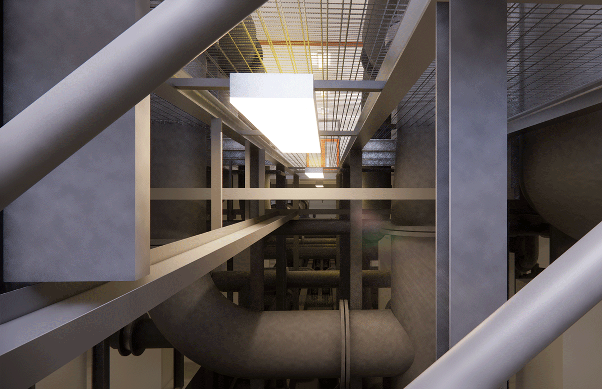 Bestandsmodellierung Wasserwerk Friedrichshafen – Druckfilterhalle 3