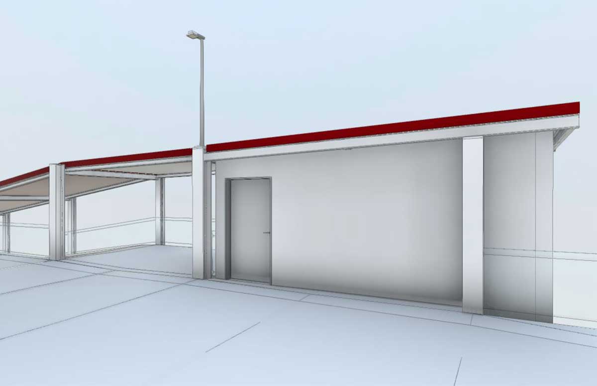 Bestandsmodellierung eines Parkhauses 1