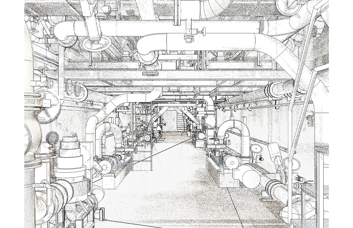 Bestandsmodellierung eines Bereiches der Kläranlage Bremen-Seehausen 2