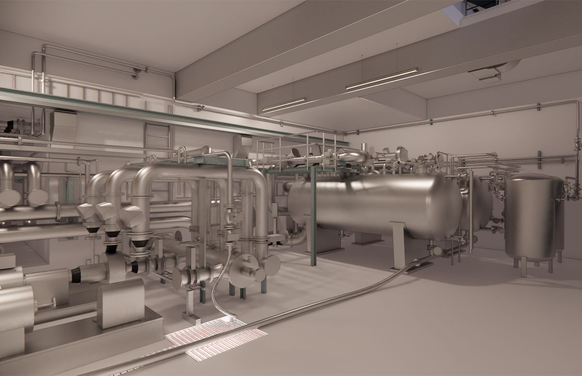 Bestandsmodellierung eines Bereiches der Kläranlage Bremen-Seehausen 3