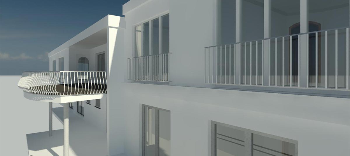 Bestandsmodellierung einer Villa Header