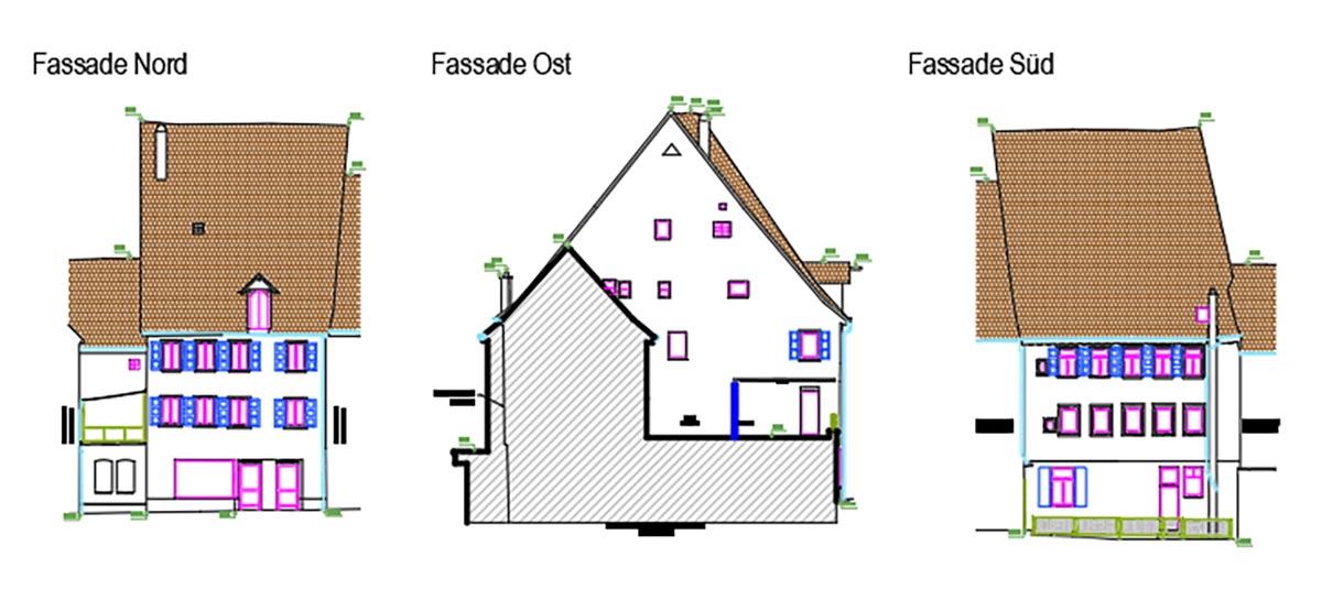 Bestandsmodellierung eines historischen Altstadtgebäudes Header