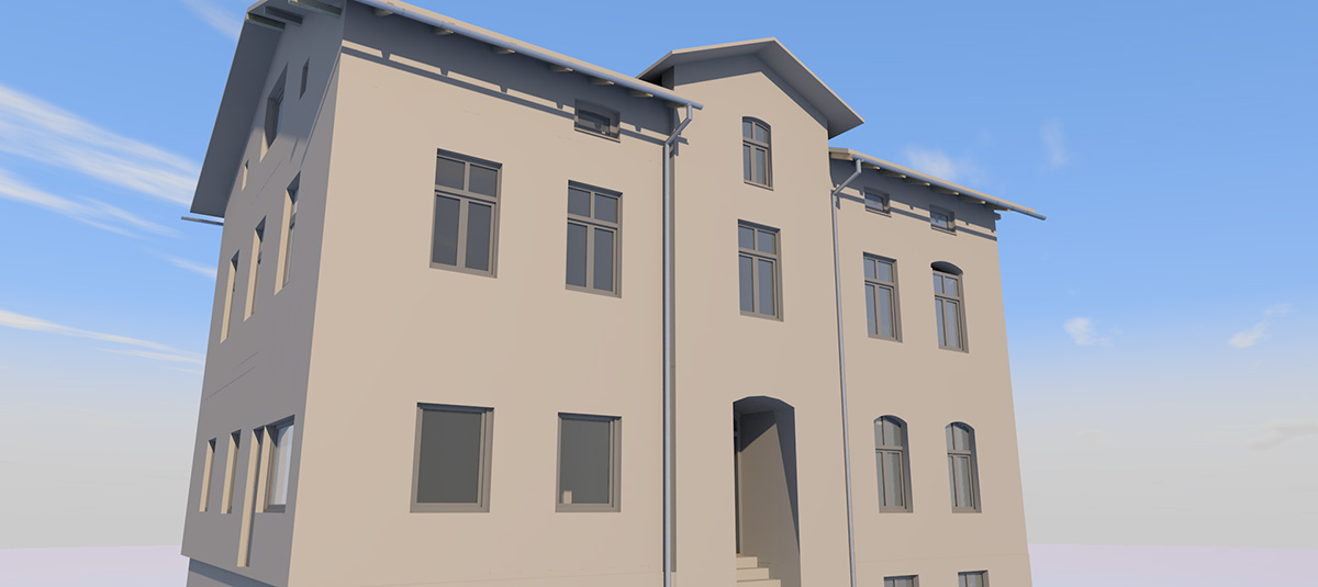 Bestandsmodellierung eines Gebäudes mit GRAPHISOFT Archicad Header