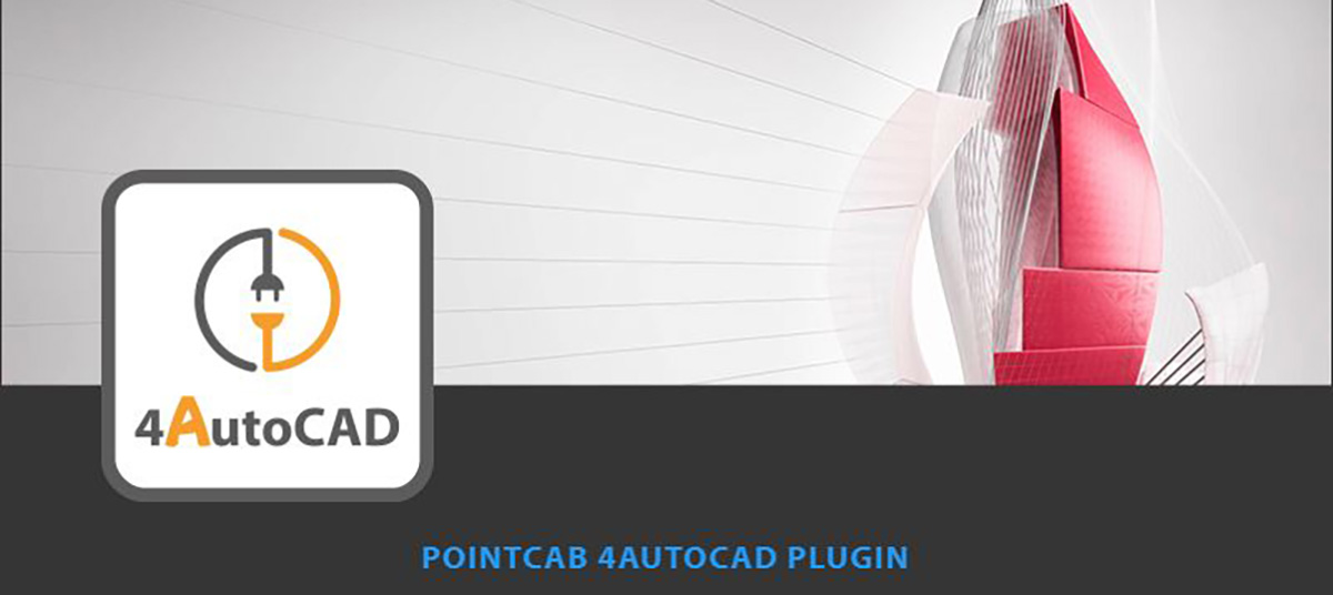 Punktwolkenbearbeitung mit dem PointCab 4AutoCAD – Plugin Header