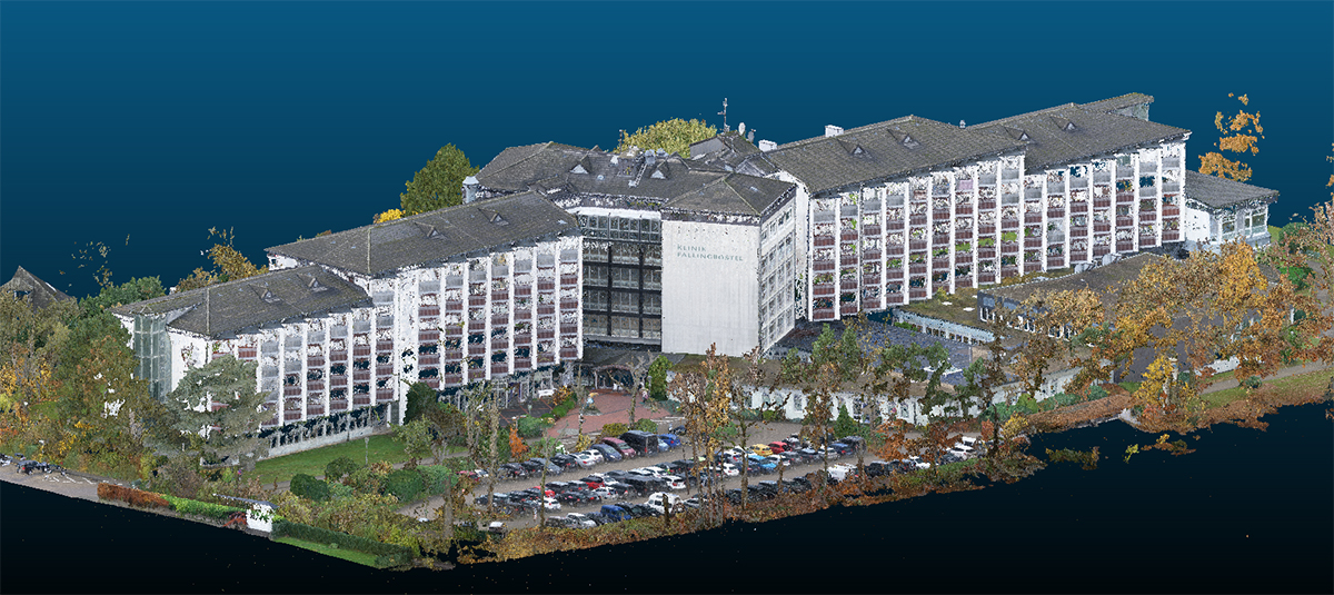 Bestandserfassung und -modellierung der Klinik Fallingbostel Header