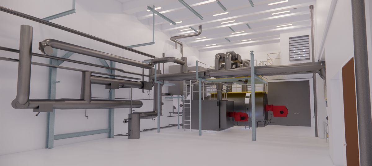 Bestandsmodellierung eines Heizkraftwerkes Header