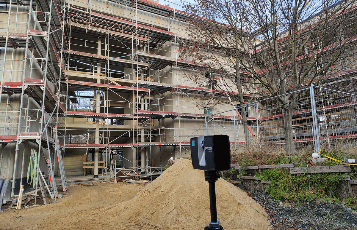 3D Laserscanning für die Fassadenmontage 5