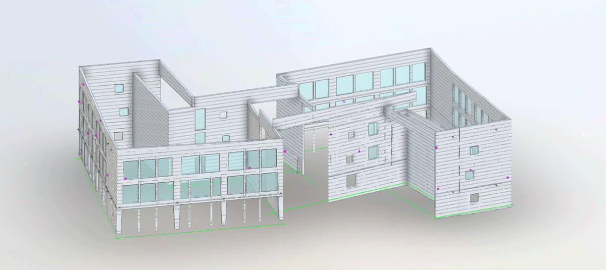 3D Laserscanning für die Fassadenmontage Header
