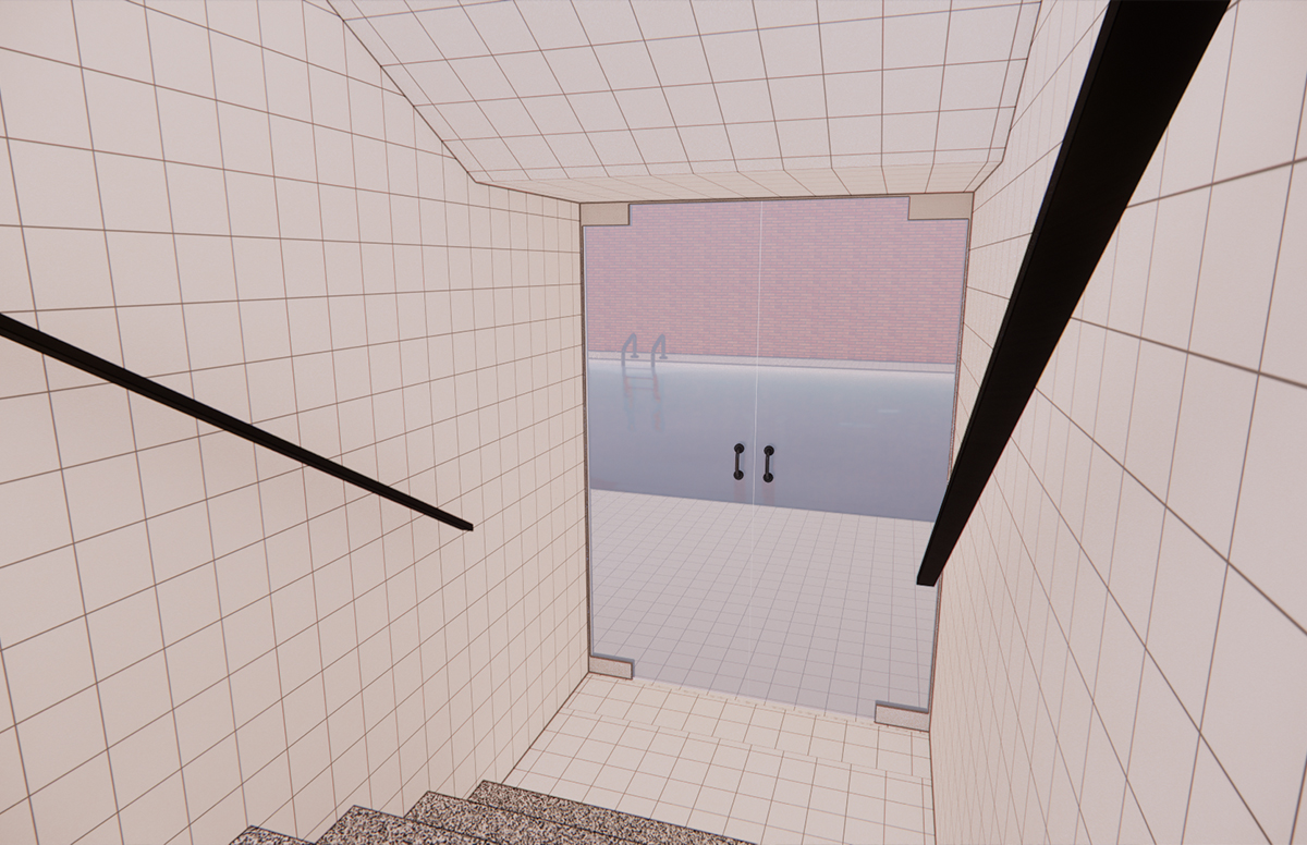 3D-Modellierung der Räumlichkeiten der Badewassertechnik einer Klosterschule 4