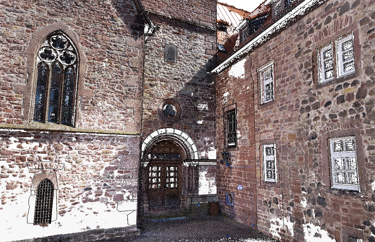 Bestandsmodellierung Kloster Schlüchtern 4