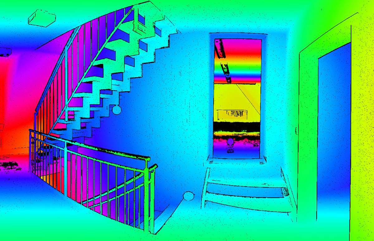Bestandsmodellierung - Gebäudekomplex mit Stadtbibliothek 1