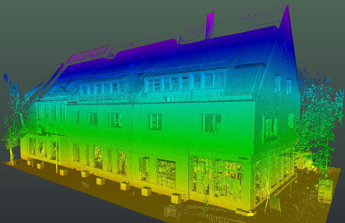 Bestandsmodellierung - Gebäudekomplex mit Stadtbibliothek 3