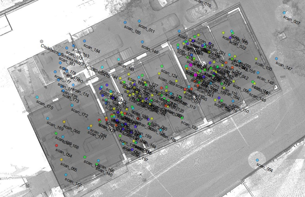 Bestandsmodellierung - Gebäudekomplex mit Stadtbibliothek 5