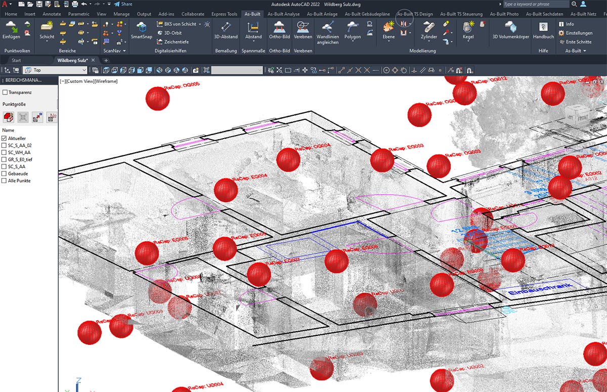 Bestandsmodellierung eines alten Wohnhauses mit Scheune Header 1