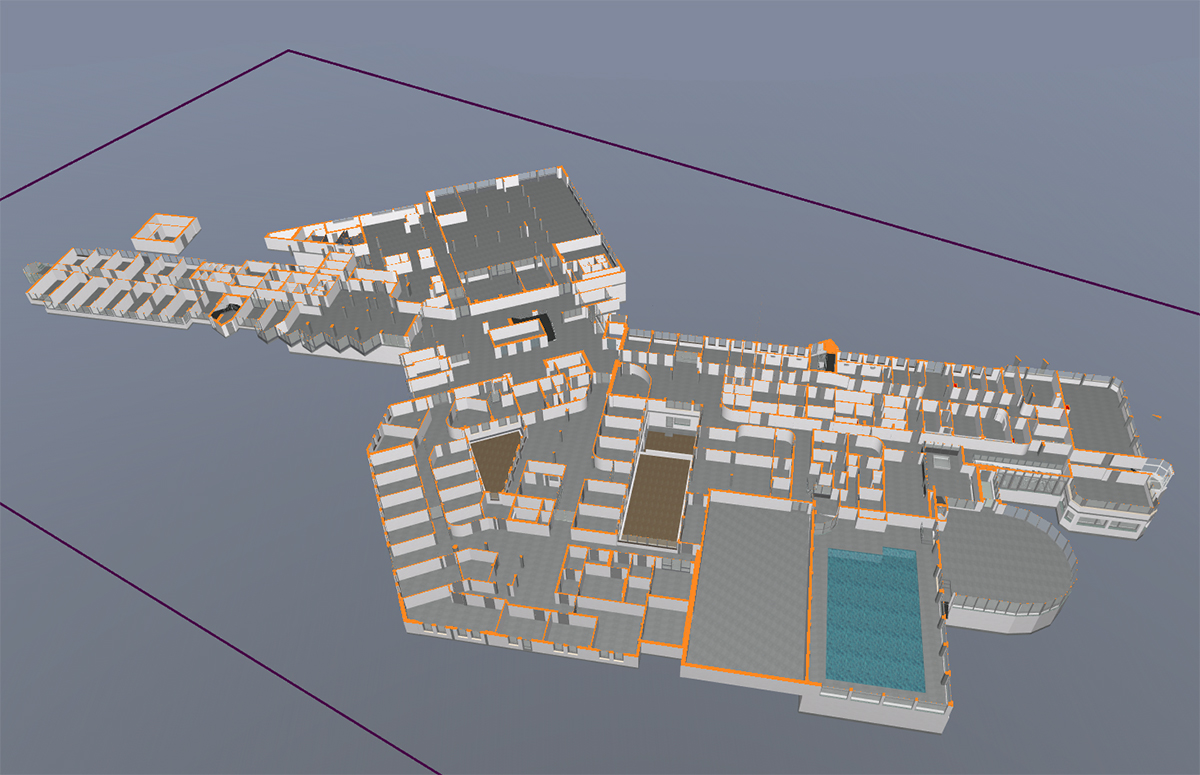 Bestandserfassung und -modellierung der Klinik Fallingbostel 2