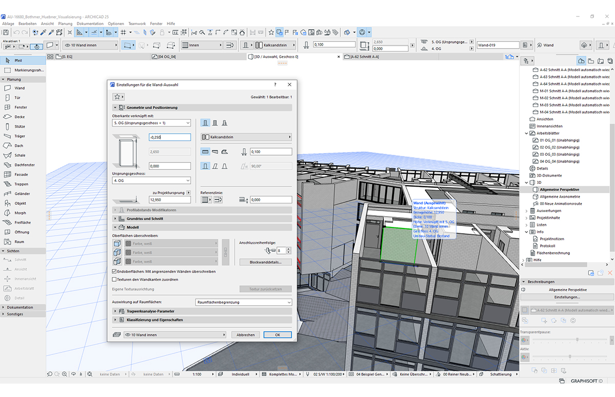 Bestandserfassung und -modellierung der Klinik Fallingbostel 3
