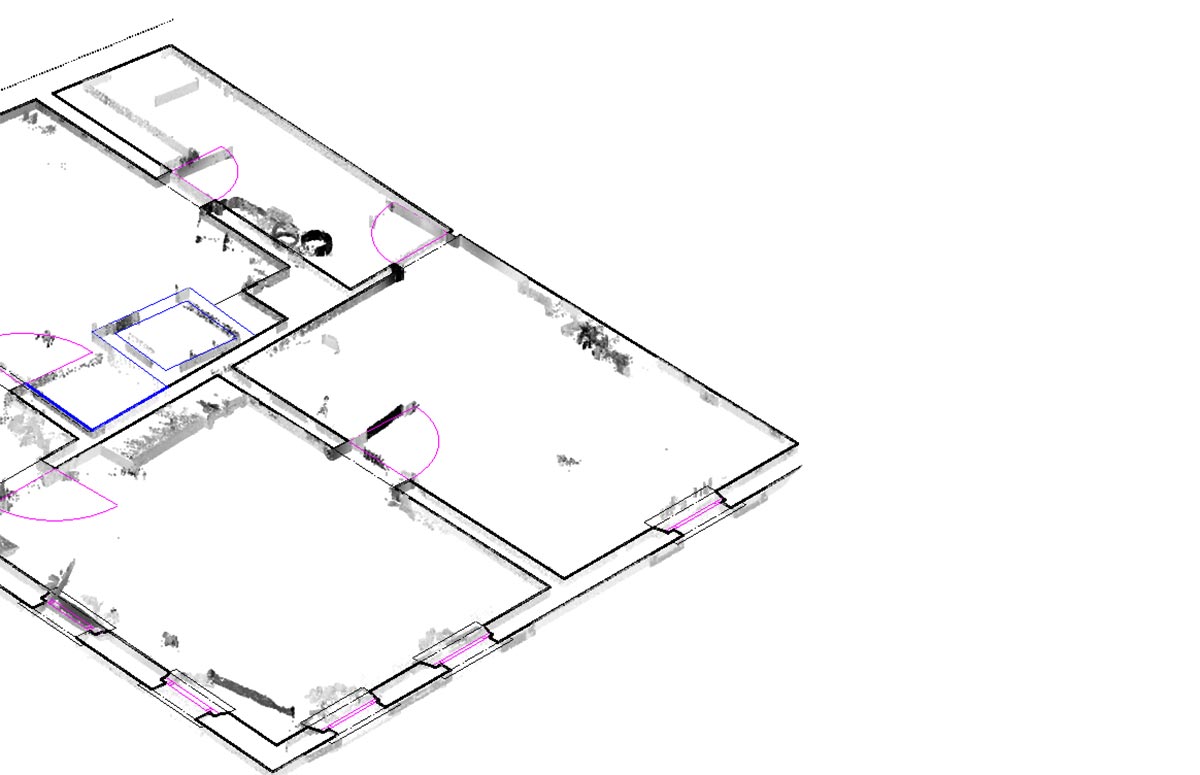 Bestandsmodellierung eines alten Wohnhauses mit Scheune Header 6