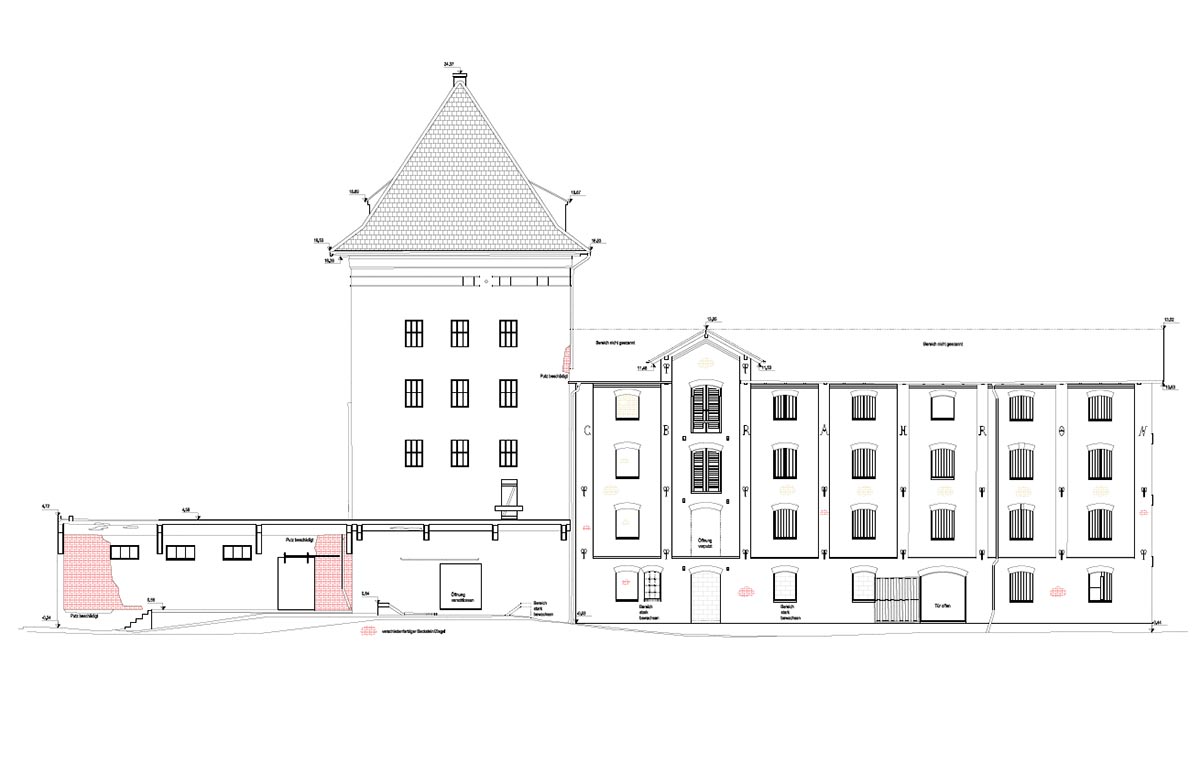 Bestandsmodellierung eines historischen Speichergebäudes 8