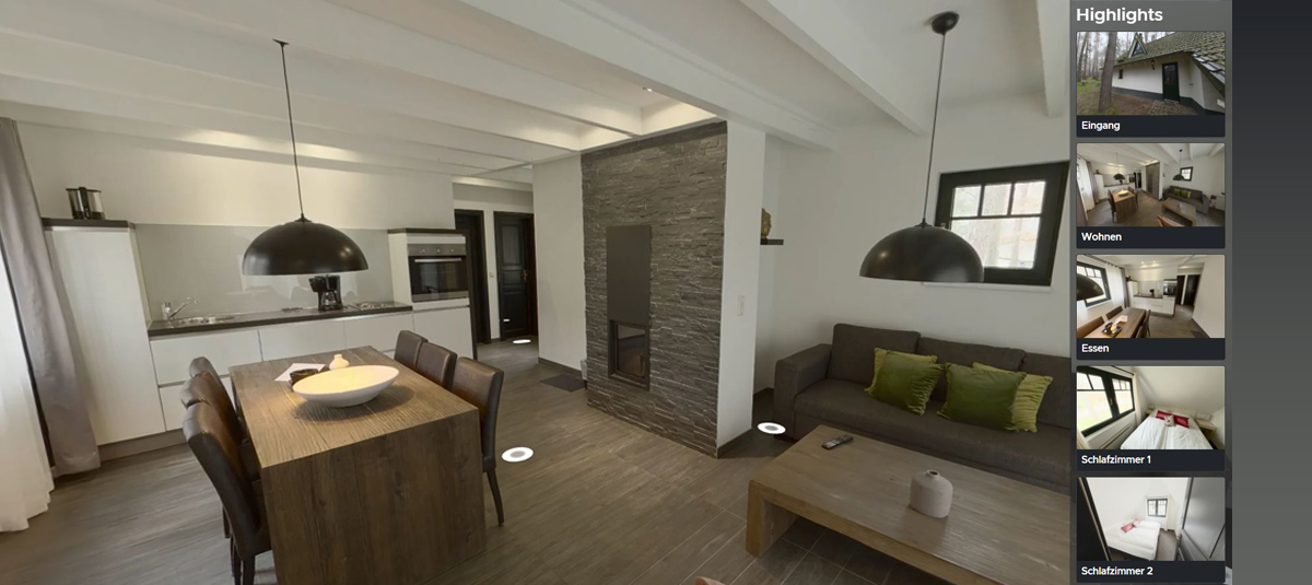 Mit Benaco auf 3D-Tour durch Ihr Feriendomizil – Naturresort Drewitz Header