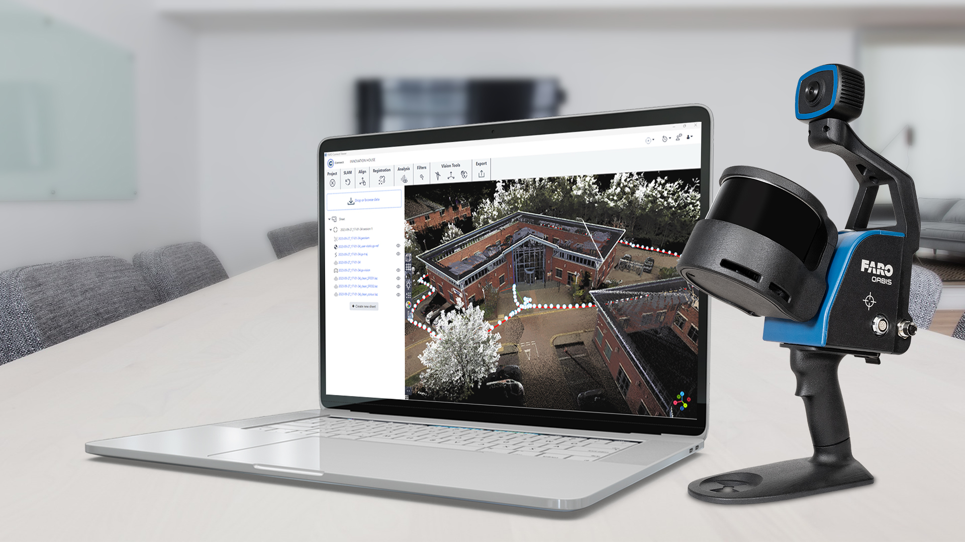 FARO Orbis und Connect Software