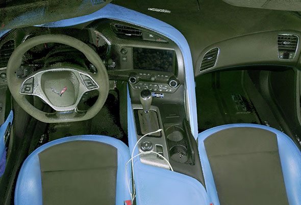 FARO Freestyle 2 - Scan of vehicle interior