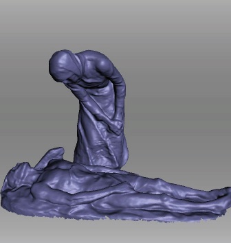 Constantin Meunier, Schlagende Wetter 3D-Modell