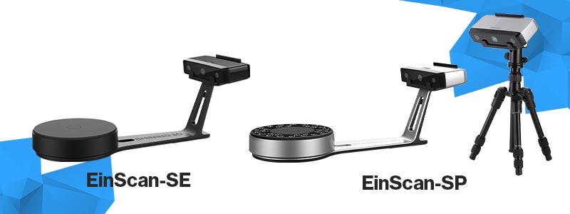 Shining 3D EinScan-SE und EinScan-SP im Vergleich