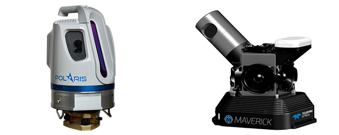 Teledyne Optech's terrestrischer Laserscanner Polaris und mobiles Lidar-System Maverick