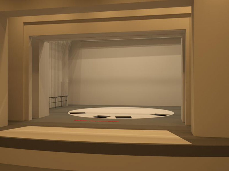 Bild: Theaterbühne 3D-Modell 4