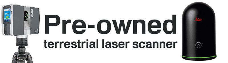 Used terrestrial laser scanners