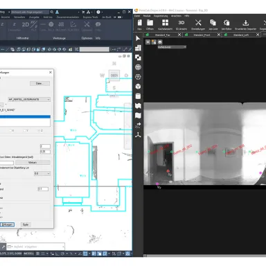 Punktwolkenbearbeitung mit dem PointCab 4AutoCAD – Plugin 1