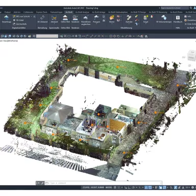 Punktwolkenbearbeitung mit FARO® As-Built™ for Autodesk AutoCAD® 2